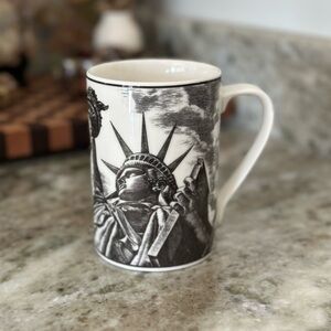 222 Fifth Black Slice of Life Statue of Liberty Mug